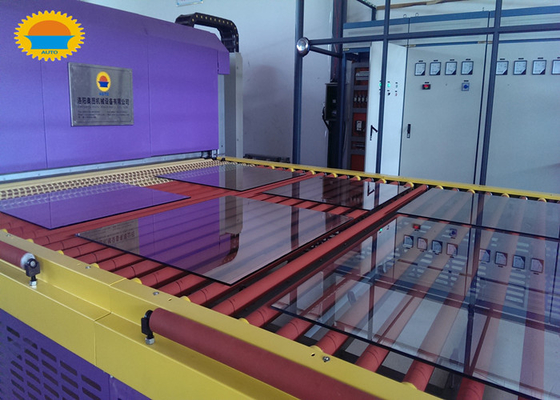 Architecture Tempered Glass Making Machine / Glass Tempering Line CE Certification